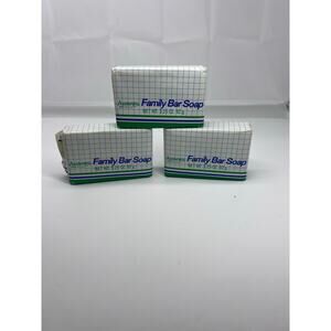 Lot of 3 - Vintage 1980 Amway Family Bar Soap 3.25oz